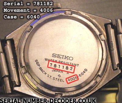 seiko watch serial number decoder.